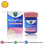 Ficha técnica e caractérísticas do produto Vick Baby Rub 25g Importado Original - Pomada Anti Tosse Para Bebês