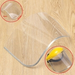 Ficha técnica e caractérísticas do produto Viseiras sobresselentes claras da tela do protetor facial da segurança do PVC para a máscara facial Proteção para os olhos