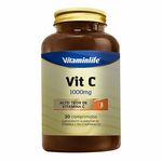 Ficha técnica e caractérísticas do produto Vit C 1000mg - 30 Comprimidos - Vitaminlife