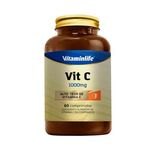 Ficha técnica e caractérísticas do produto Vit C 1000mg - 60 Comprimidos - Vitaminlife