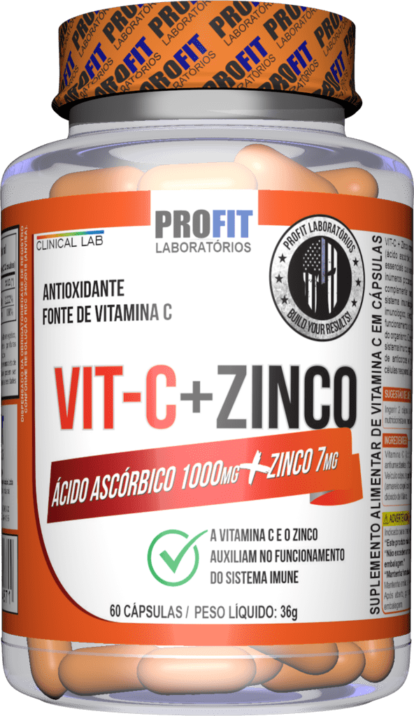 Ficha técnica e caractérísticas do produto Vit C + Zinco - 60 Caps - Profit