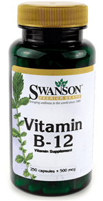 Ficha técnica e caractérísticas do produto Vitamin B-12 500 Mcg 250 Caps