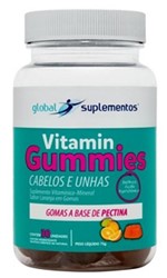Ficha técnica e caractérísticas do produto Vitamin Gummies Cabelos e Unhas 30 Gomas Global Suplementos