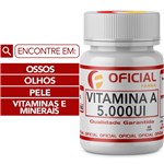Ficha técnica e caractérísticas do produto Vitamina a 5000Ui 60 Cápsulas - Oficialfarma