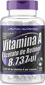 Ficha técnica e caractérísticas do produto Vitamina a Acetato de Retinol 120 Capsulas Lauton