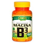 Ficha técnica e caractérísticas do produto Vitamina B3 - Niacina 500mg - 60 Cápsulas Unilife