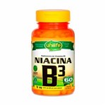 Ficha técnica e caractérísticas do produto Vitamina B3 Niacina Unilife - 60 Cápsulas 500mg