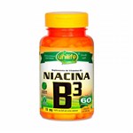 Ficha técnica e caractérísticas do produto Vitamina B3 Niacina - Unilife - 60 Cápsulas de 500mg