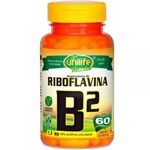 Ficha técnica e caractérísticas do produto Vitamina B2 Riboflavina 60 Cápsulas Unilife