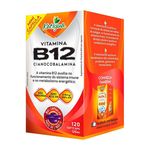 Ficha técnica e caractérísticas do produto Vitamina B12 Cianocobalamina - 120 Cápsulas - Katigua