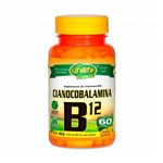 Ficha técnica e caractérísticas do produto Vitamina B12 Cianocobalamina - Unilife - 60 Cápsulas de 450mg
