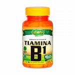 Ficha técnica e caractérísticas do produto Vitamina B1 Tiamina - Unilife - 60 Cápsulas de 500mg