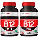 Ficha técnica e caractérísticas do produto Vitamina B12 - 2 Unidades de 60 Cápsulas - Clinic Mais