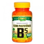 Ficha técnica e caractérísticas do produto Vitamina B5 Ácido Pantotênico 60 Cáps - Unilife