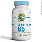 Ficha técnica e caractérísticas do produto Vitamina B6 100mg 120 Cápsulas