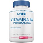 Ficha técnica e caractérísticas do produto Vitamina B6 100mg 100 Caps Unicpharma