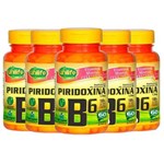 Ficha técnica e caractérísticas do produto Vitamina B6 (Piridoxina) - 5x 60 Cápsulas - Unilife