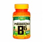 Ficha técnica e caractérísticas do produto Vitamina B6 Piridoxina - Unilife - 60 Cápsulas de 500mg
