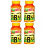 Ficha técnica e caractérísticas do produto Vitamina B7 (Biotina) - 4x 60 Cápsulas - Unilife