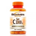 Ficha técnica e caractérísticas do produto Vitamina C 1000mg Sundown 180 Tablets