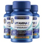 Ficha técnica e caractérísticas do produto Vitamina C - 3 Unidades de 60 Comprimidos - Catarinense