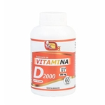 Ficha técnica e caractérísticas do produto Vitamina D 2000 Ui 60 Cápsulas – Mosteiro Dévakan