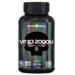 Ficha técnica e caractérísticas do produto Vitamina D 2000UI 100 Cápsulas Black Skull