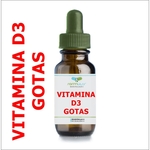 Ficha técnica e caractérísticas do produto Vitamina D3 10.000 Ui 30 ML Gotas Colecalciferol Vegana
