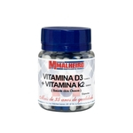 Ficha técnica e caractérísticas do produto Vitamina D3 10.000 Ui + Vitamina K2 Mk7 200mcg 60 Cápsulas