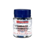 Ficha técnica e caractérísticas do produto Vitamina D3 10.000 Ui + Vitamina K2 Mk7 200mcg 30 Cápsulas