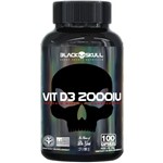 Ficha técnica e caractérísticas do produto Vitamina D3 100 Cápsulas Black Skull