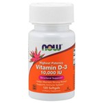 Ficha técnica e caractérísticas do produto Vitamina D-3 10000iu (120 Softgels) - Now Foods