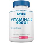 Ficha técnica e caractérísticas do produto Vitamina D - 400 Ui 60 Caps Unicpharma