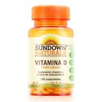 Ficha técnica e caractérísticas do produto Vitamina D 400iu Com 100 Comprimidos Sundown Naturals