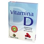 Ficha técnica e caractérísticas do produto Vitamina D 400mg 30 Caps - Terra Verde