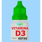 Ficha técnica e caractérísticas do produto Vitamina D3 50000 Ui 30 ML Gotas Colecalciferol Vegana