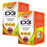 Vitamina D3 Colecalciferol - 2 Un de 120 Cápsulas - Katigua