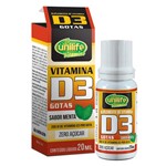 Ficha técnica e caractérísticas do produto Vitamina D3 em Gotas - Sabor Menta - 20 Ml