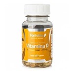 Ficha técnica e caractérísticas do produto Vitamina D Fortvitta 250mg 60 Cápsulas