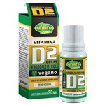 Ficha técnica e caractérísticas do produto Vitamina D2 Gotas Vegano 20ml Unilife