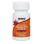 Ficha técnica e caractérísticas do produto Vitamina D3 Now Foods 10.000 Ui 120 Softgel