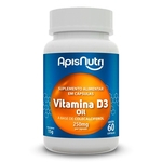 Ficha técnica e caractérísticas do produto Vitamina D3 Oil Apisnutri 60 cápsulas