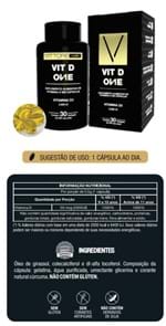 Ficha técnica e caractérísticas do produto Vitamina D One 2.000UI 30caps - Vittore - PE415069-1