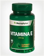 Ficha técnica e caractérísticas do produto Vitamina e 250mg - 60 Caps - Macrophytus