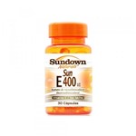 Ficha técnica e caractérísticas do produto Vitamina e Sun E-400ui 30 Cápsulas - Sundown Naturals