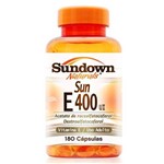 Vitamina e Sundown Sun e 400ui C/ 180 Cápsulas