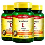 Vitamina e - 3x 60 Cápsulas - Maxinutri