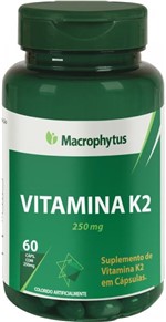 Ficha técnica e caractérísticas do produto Vitamina K2 (menaquinona) 250mg 60cps Macrophytus