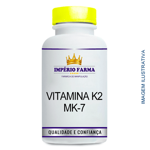 Ficha técnica e caractérísticas do produto Vitamina K2 Mk-7 100Mcg (60 Cápsulas)