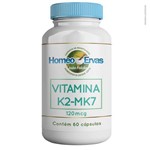 Ficha técnica e caractérísticas do produto Vitamina K2-mk7 120mcg 60 Cápsulas